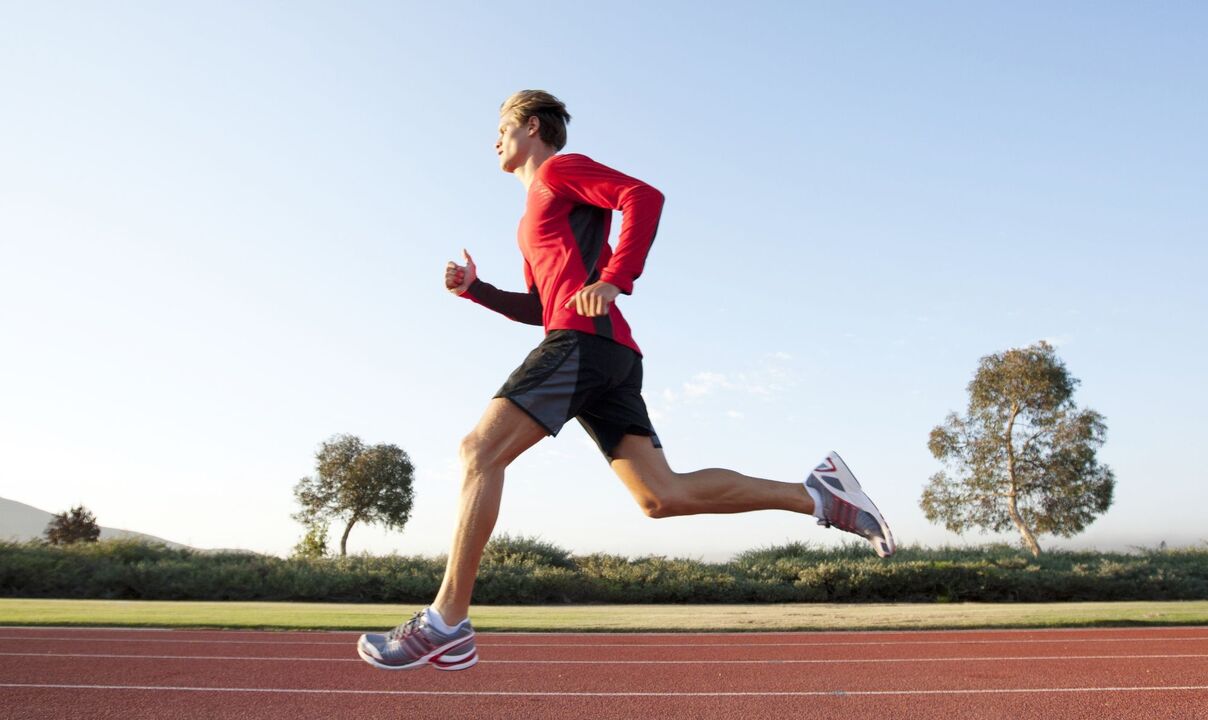 bėgimas gerina kraujotaką varpos srityje